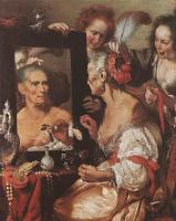 Strozzi, Bernardo - Old Woman at the Mirror